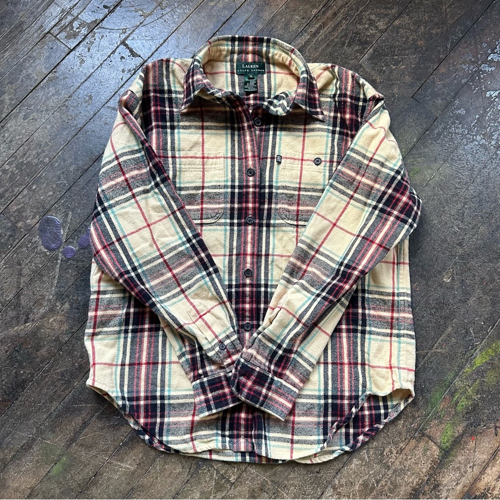 Ralph Lauren Button Down Flannel Shirt
